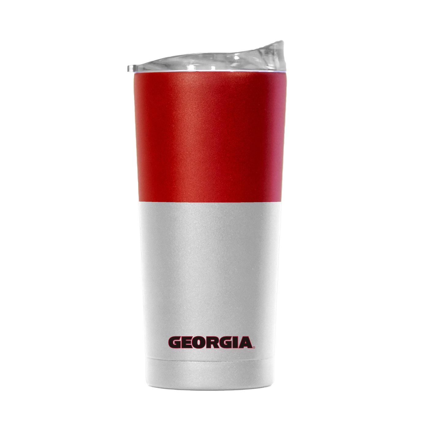 Georgia 20oz Colorblock White Powder Coat Tumbler - Logo Brands