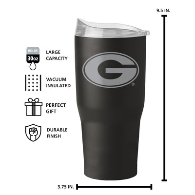 Georgia 30oz Etch Powder Coat Tumbler