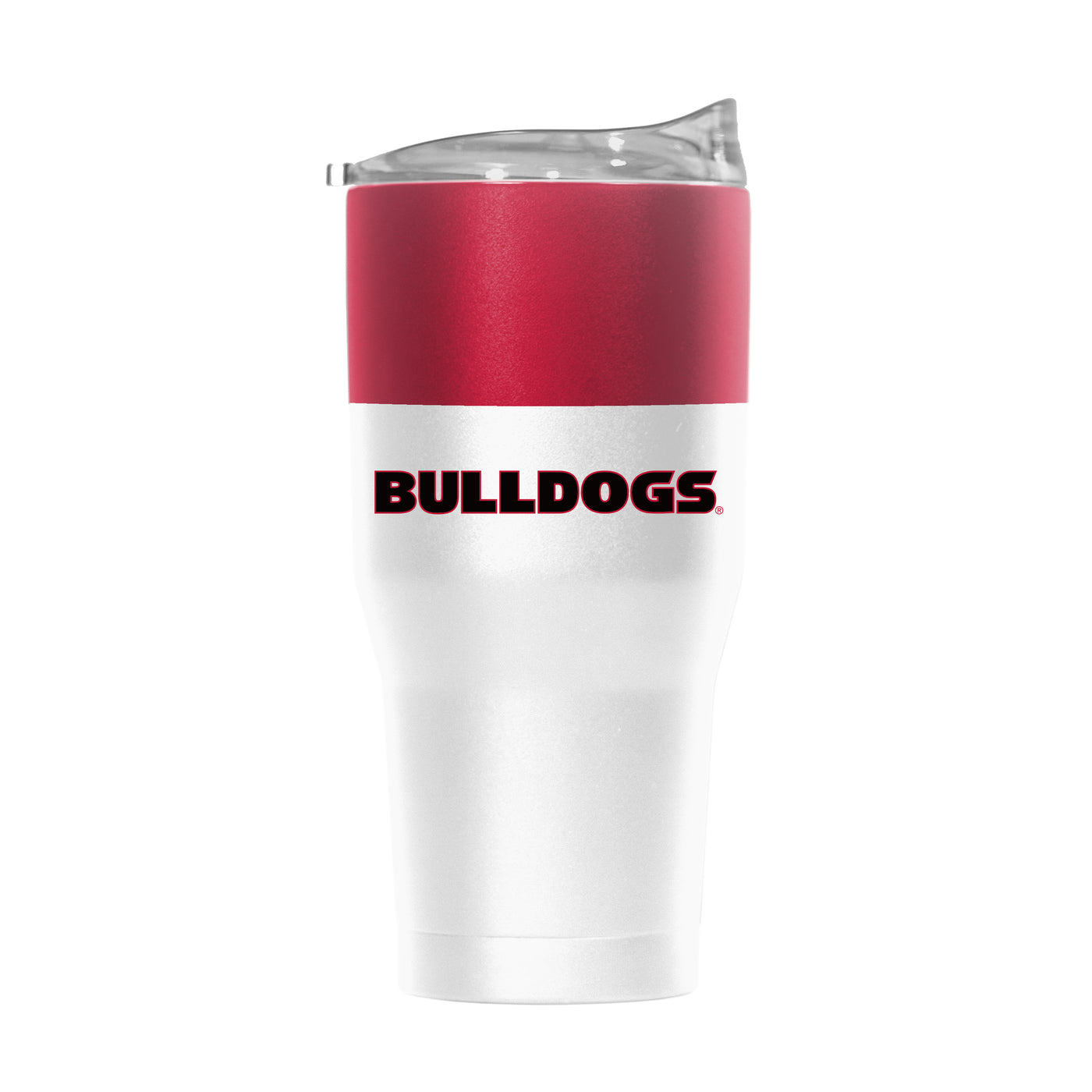 Georgia 30oz Colorblock White Powder Coat Tumbler