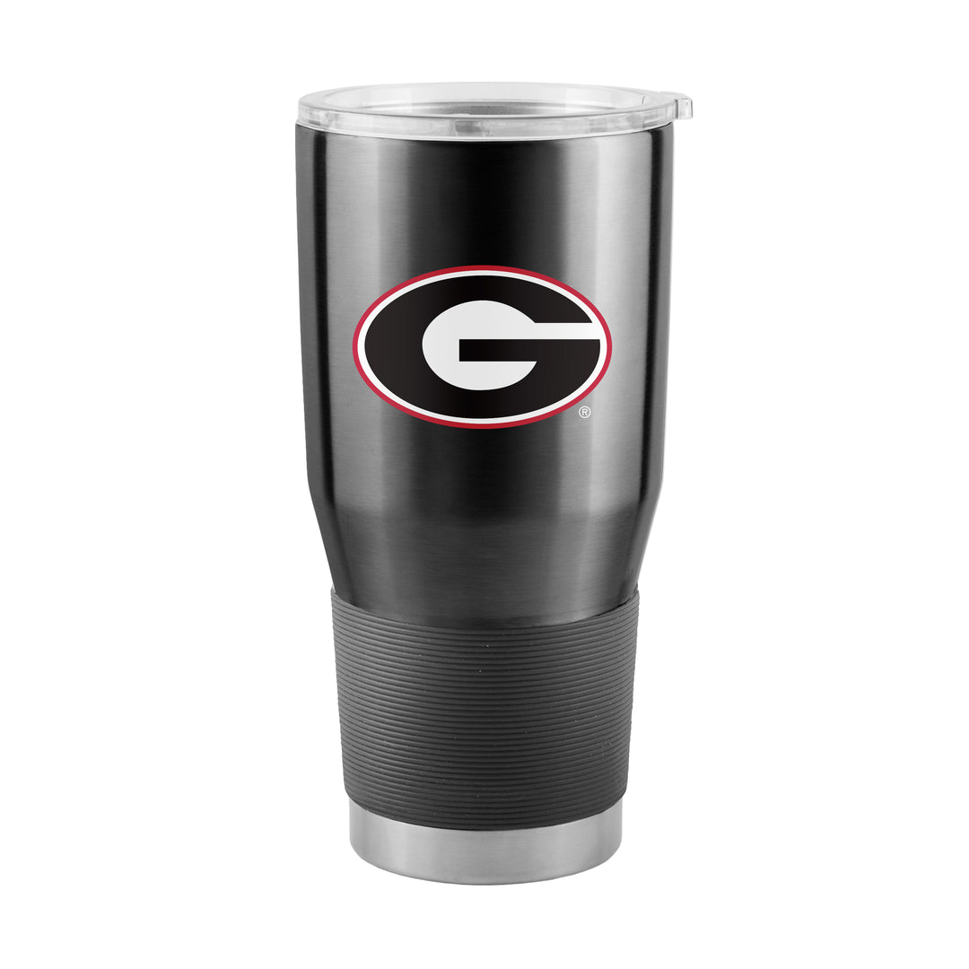Georgia 30oz Black Gameday Stainless Steel Tumbler Logo Brands