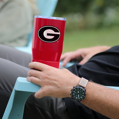 Georgia 30oz Gameday Stainless Tumbler - Logo Brands