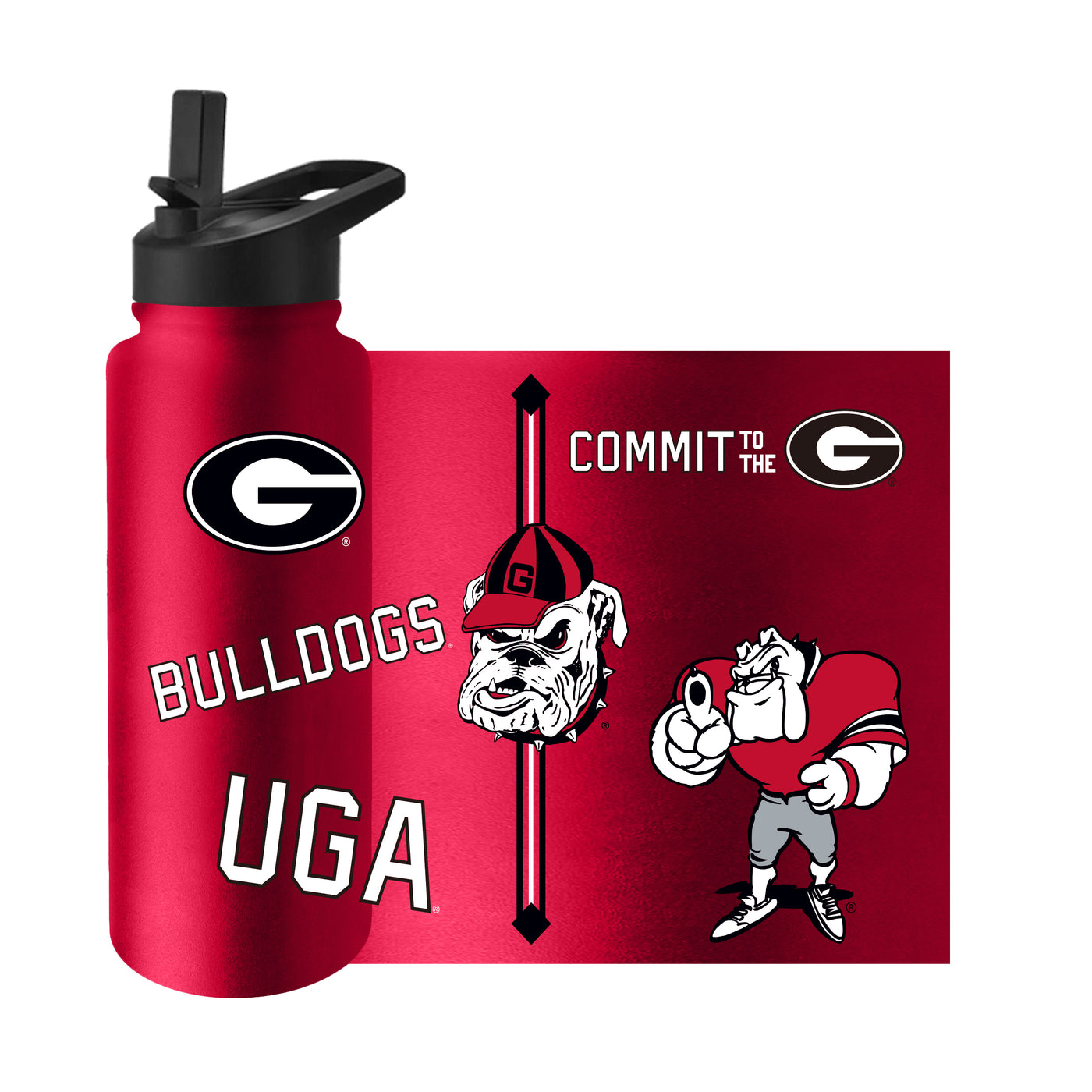 Georgia 34oz Breaking T Native Quencher Bottle