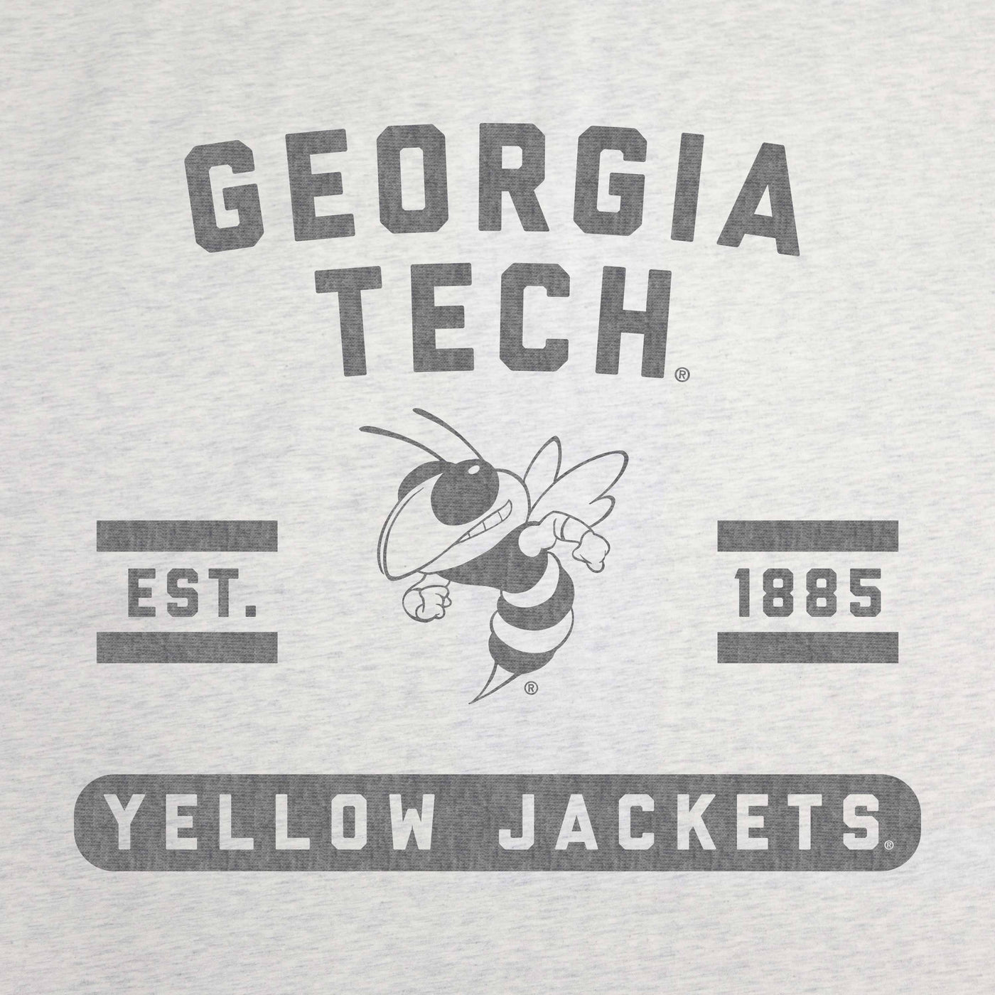 Georgia Tech Sublimated Sweatshirt Blanket - Logo Brands