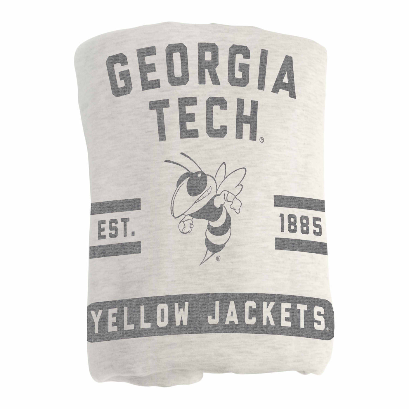 Georgia Tech Sublimated Sweatshirt Blanket - Logo Brands