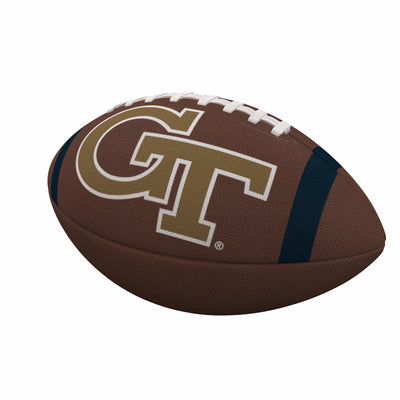 GA Tech Team Stripe Official-Size Composite Football