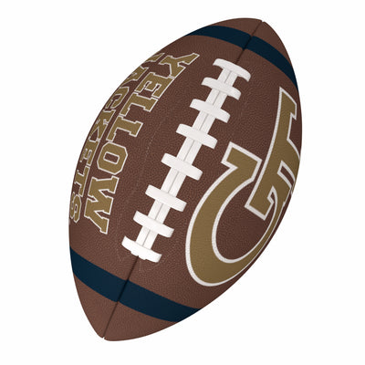 GA Tech Team Stripe Official-Size Composite Football