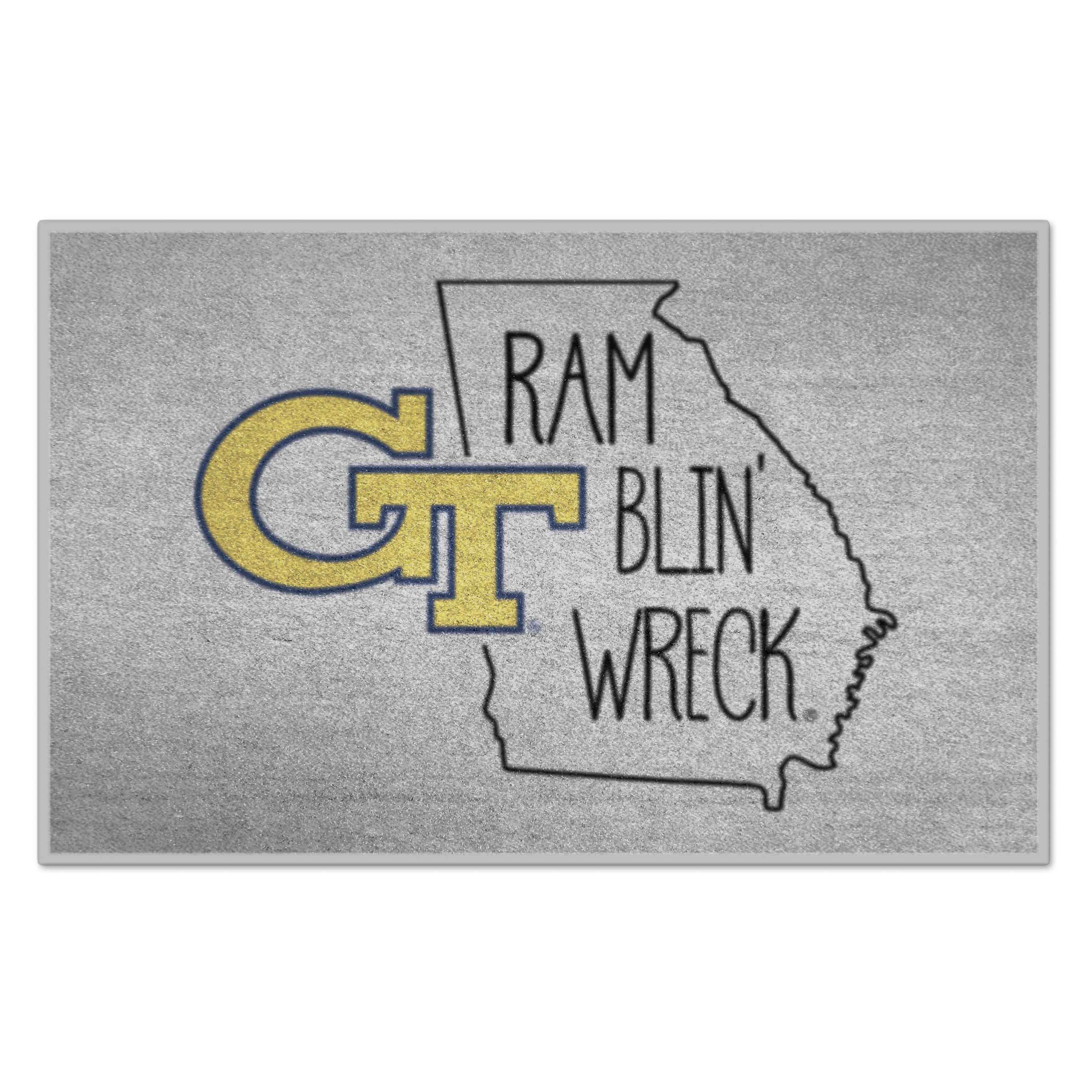 Ga Beating Tech Sticker Georgia Tech Starter Mat - Southern Style