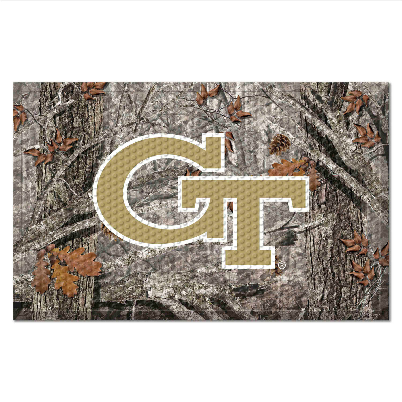 Georgia Tech Camo Scraper Mat