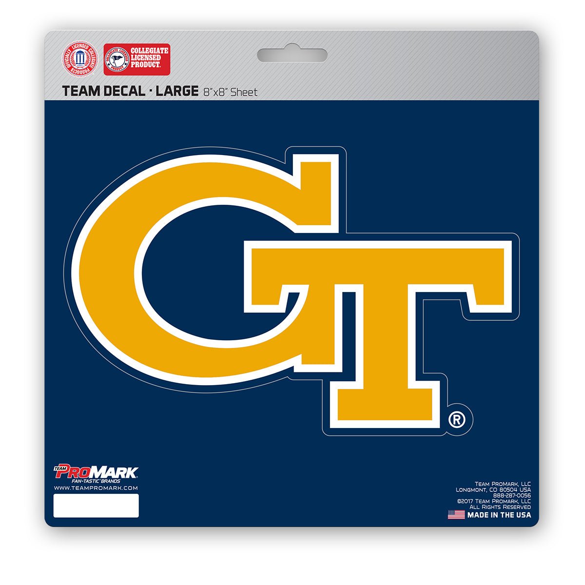 Georgia Tech Large Decal | Logo Brands