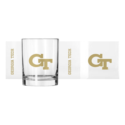 Georgia Tech 14oz Gameday Rocks Glass