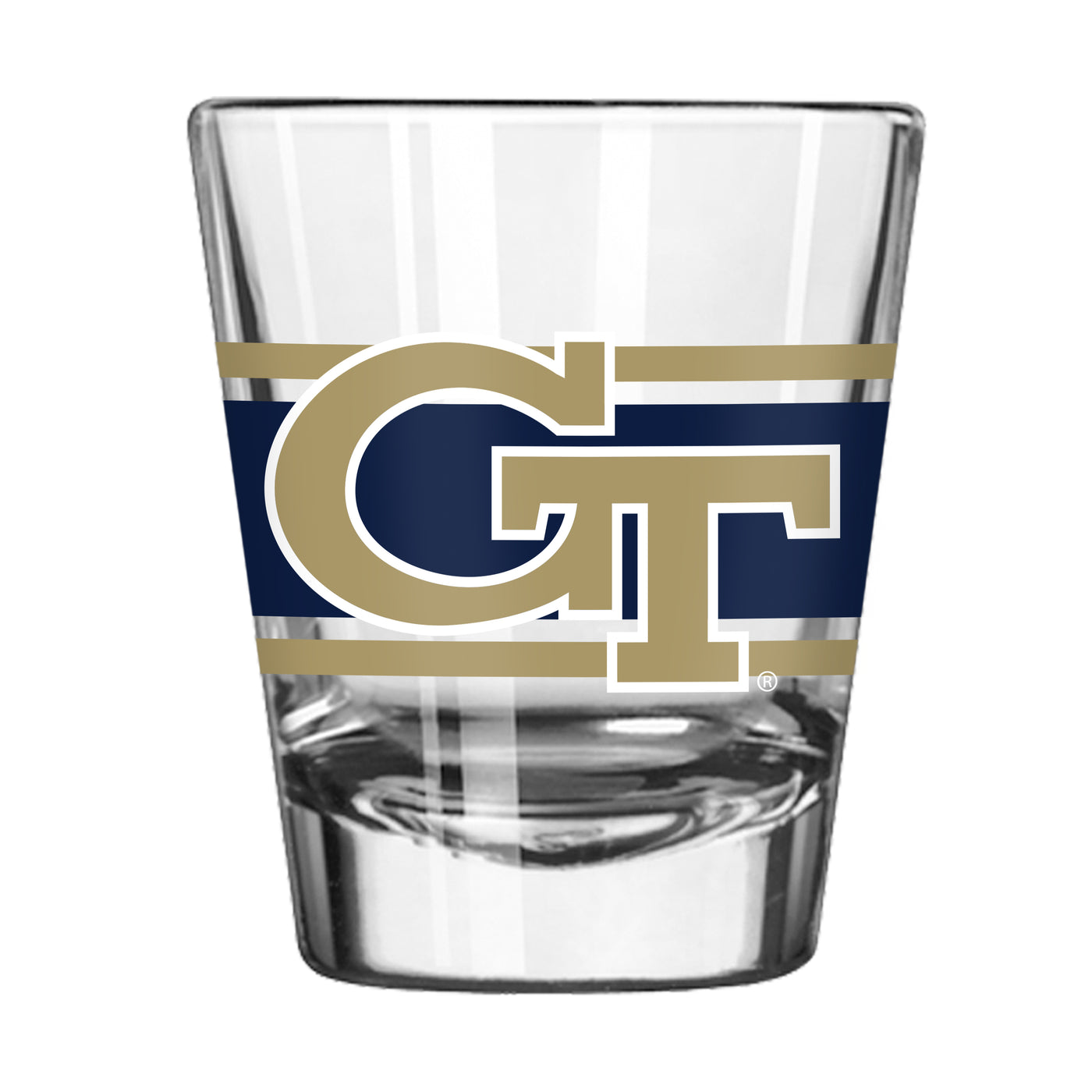 Georgia Tech 2oz Stripe Shot Glass