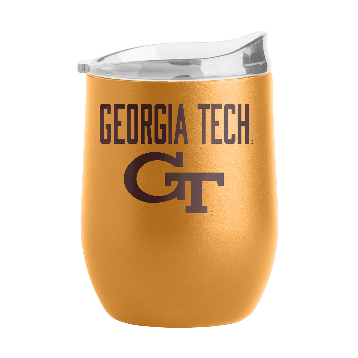 Georgia Tech 16oz Huddle Powder Coat Curved Bev
