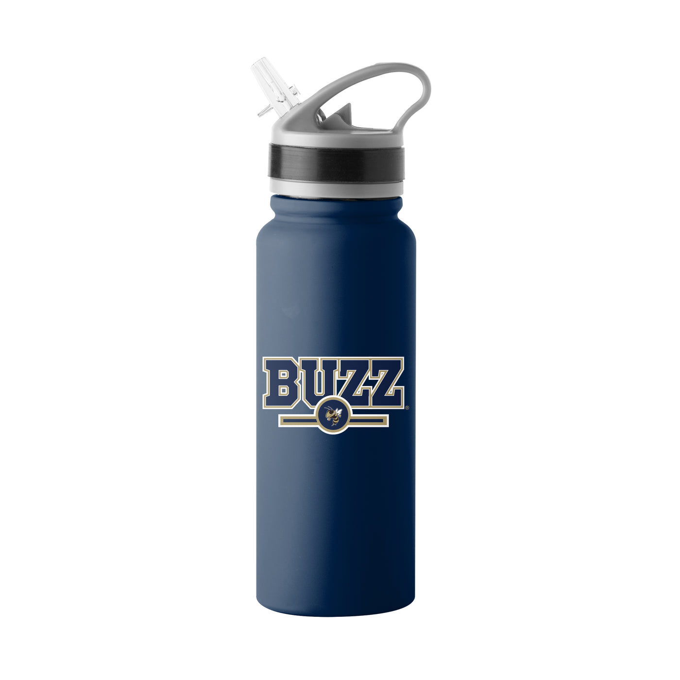 GA Tech 25oz Campus Color Letterman Stainless Single Wall Flip Top Bottle