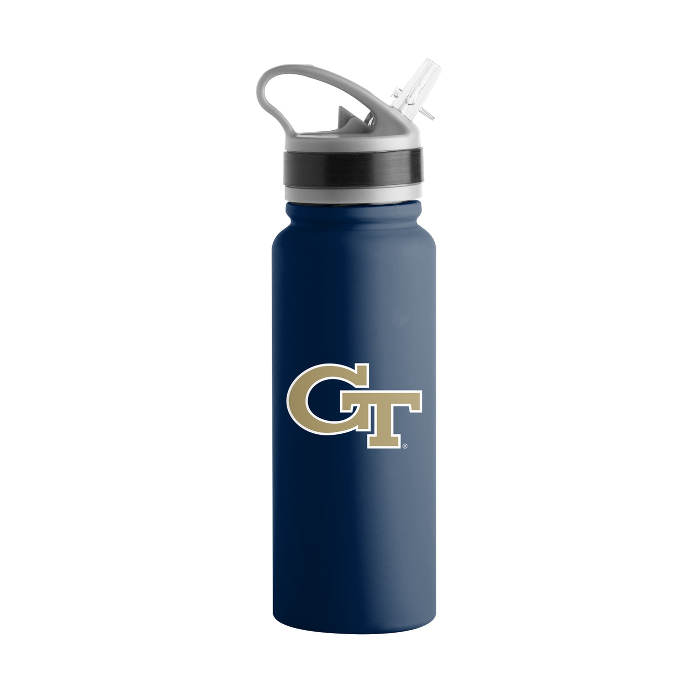 GA Tech 25oz Campus Color Letterman Stainless Single Wall Flip Top Bottle