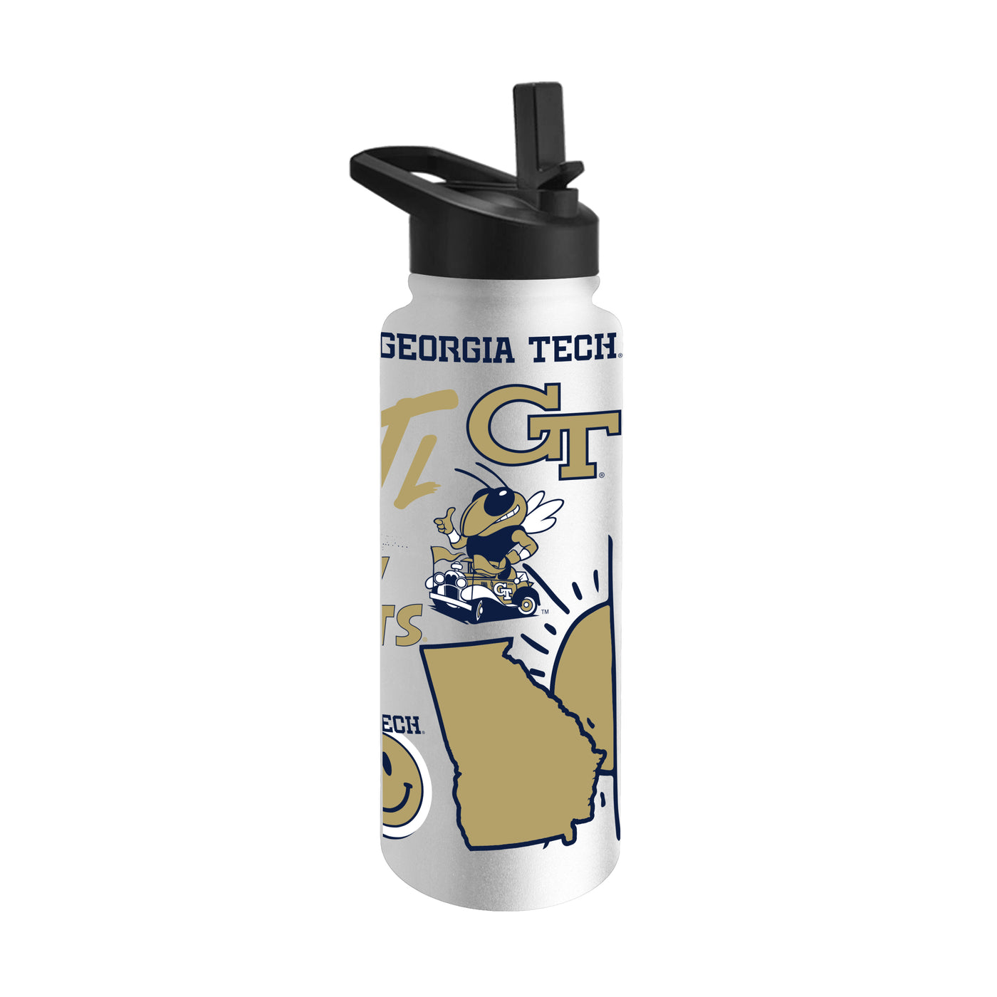Georgia Tech 34oz Native Quencher Bottle