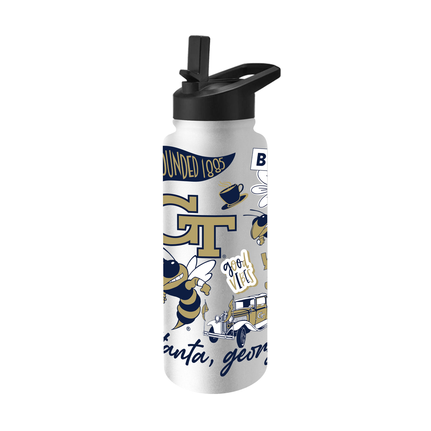 Georgia Tech 34oz Native Quencher Bottle