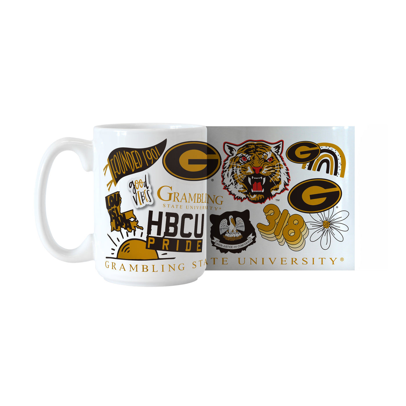 Grambling State 15oz Native Sublimated Mug