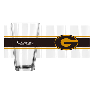 Grambling State 16oz Stripe Pint Glass