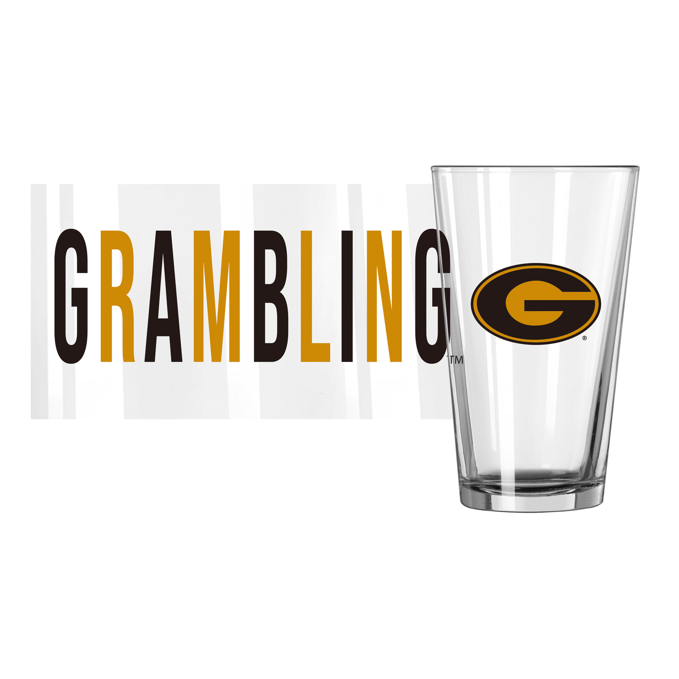 Grambling State 16oz Overtime Pint Glass