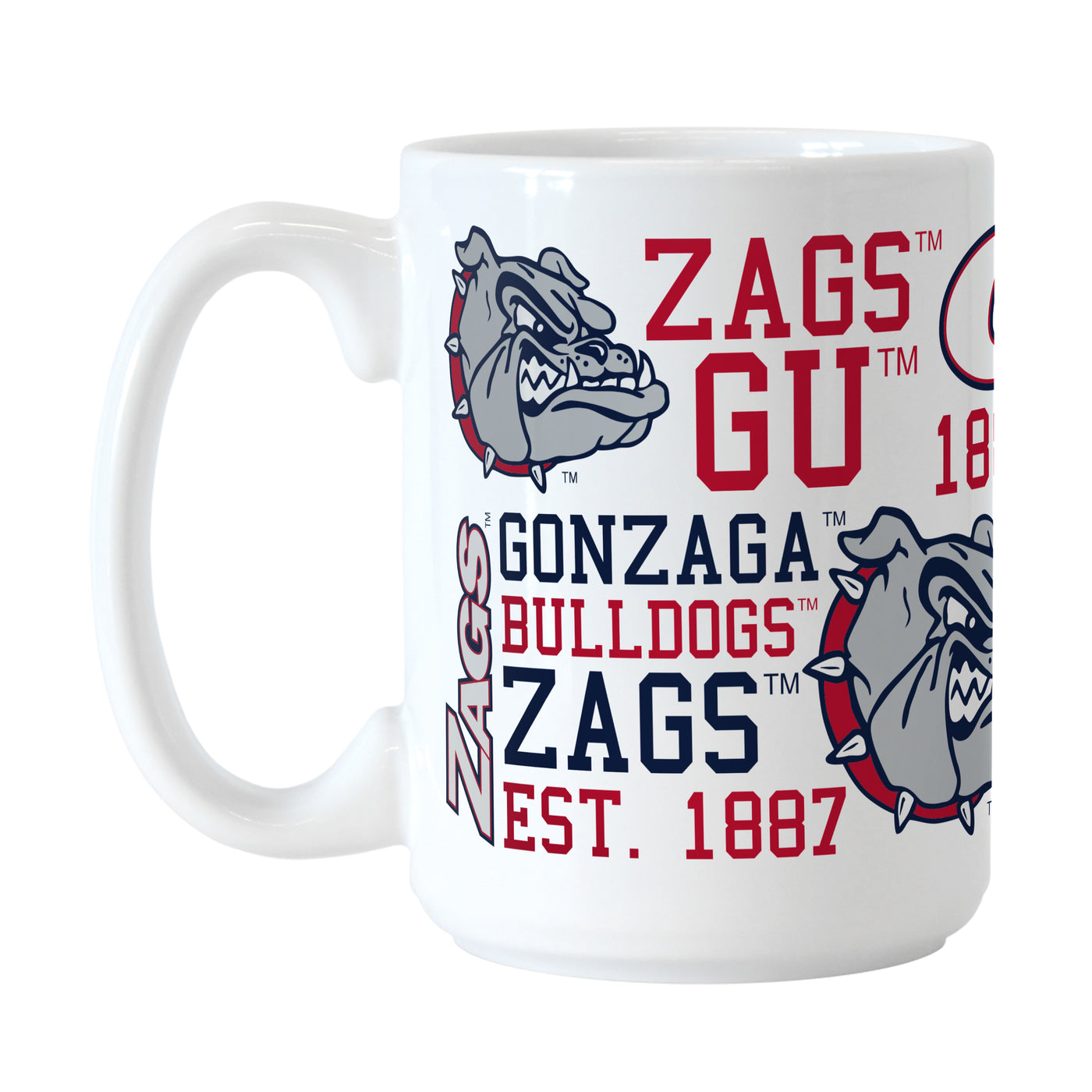 Gonzaga 15oz Spirit Sublimated Mug