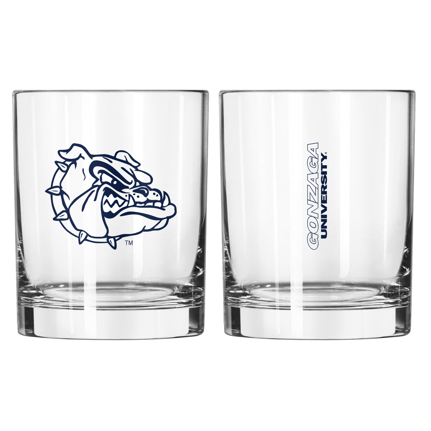 Gonzaga 14oz Gameday Rocks Glass