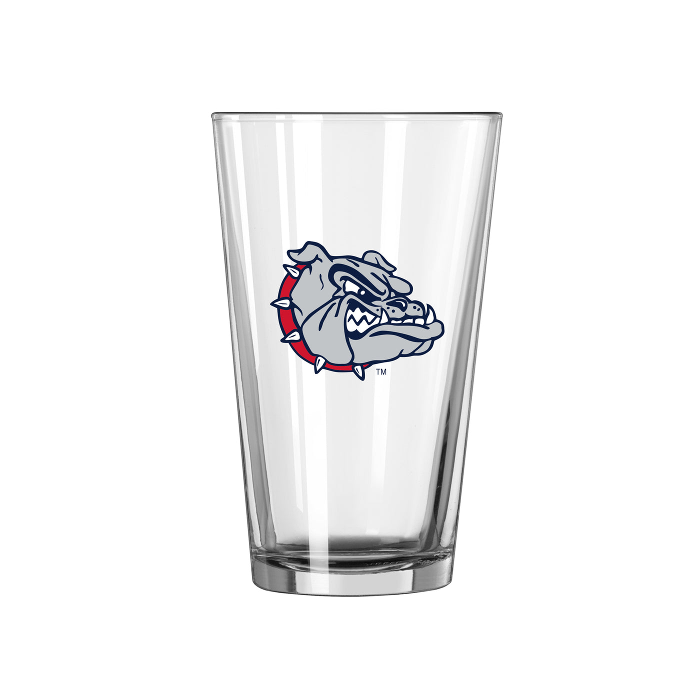Gonzaga 16oz Logo Pint Glass - Logo Brands