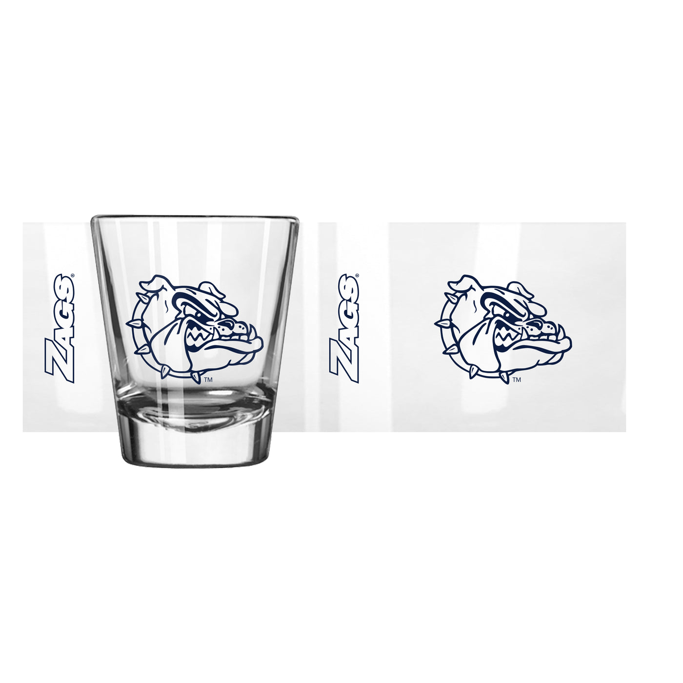 Gonzaga 2oz Gameday Shot Glass