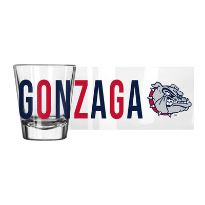 Gonzaga 2oz Overtime Shot Glass