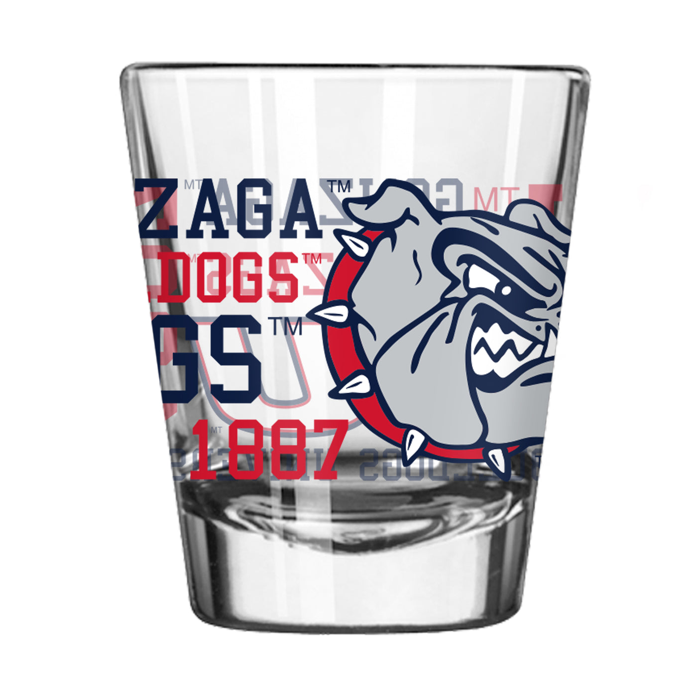 Gonzaga 2oz Spirit Shot Glass