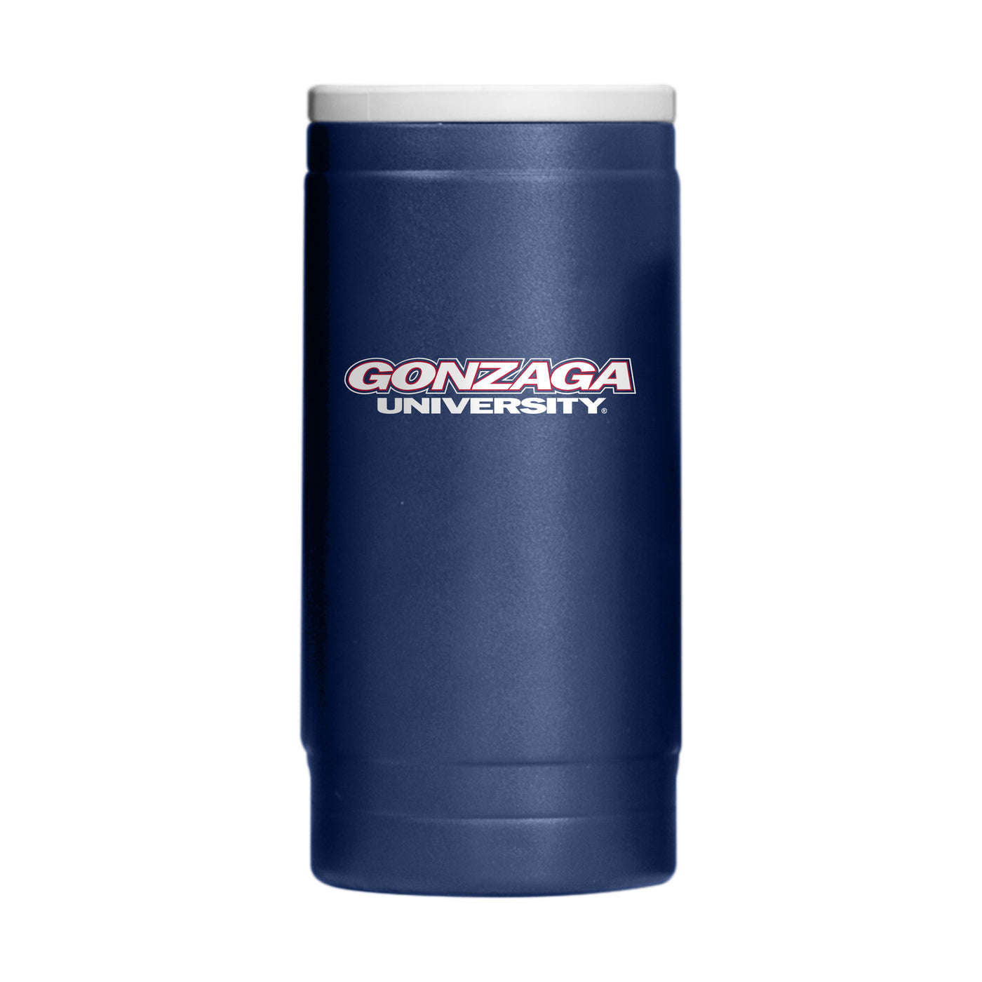 Gonzaga 12oz Flipside Powder Coat Slim Can Coolie