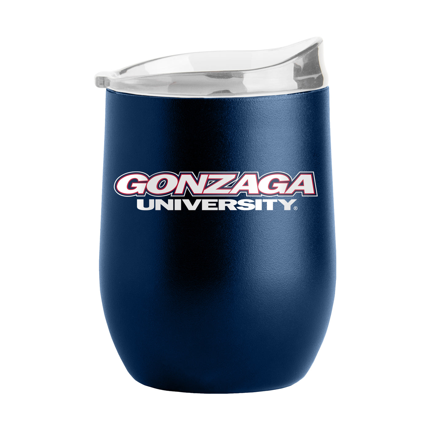 Gonzaga 16oz Flipside Powder Coat Curved Bev