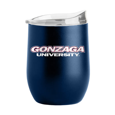 Gonzaga 16oz Flipside Powder Coat Curved Bev