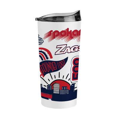 Gonzaga 20oz Native Powder Coat Tumbler - Logo Brands