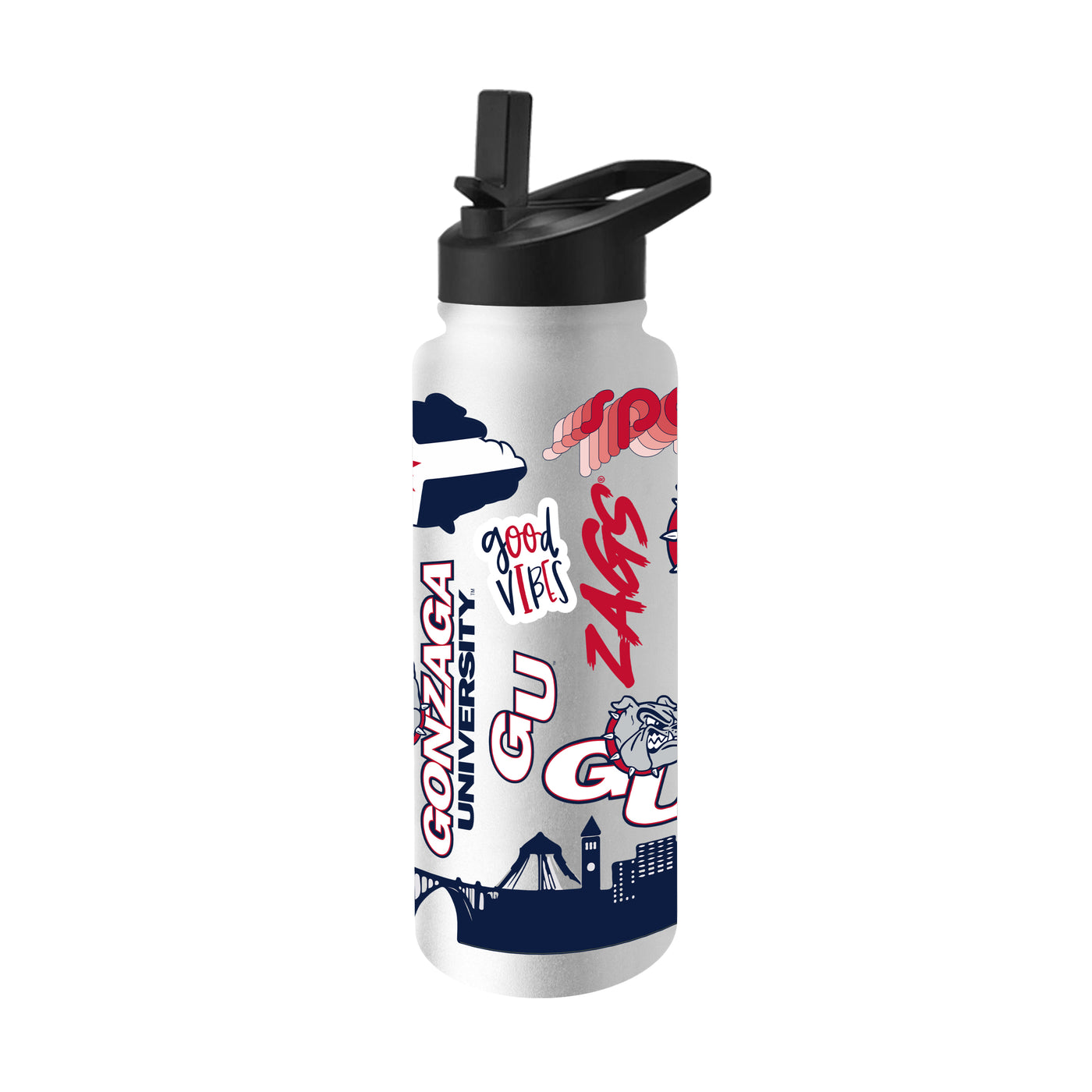 Gonzaga 34oz Native Quencher Bottle
