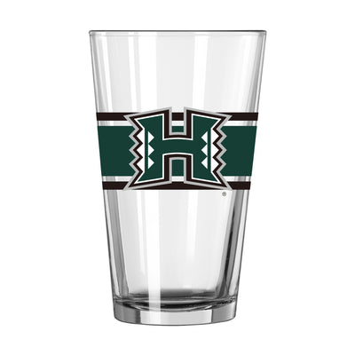 Hawaii 16oz Stripe Pint Glass - Logo Brands