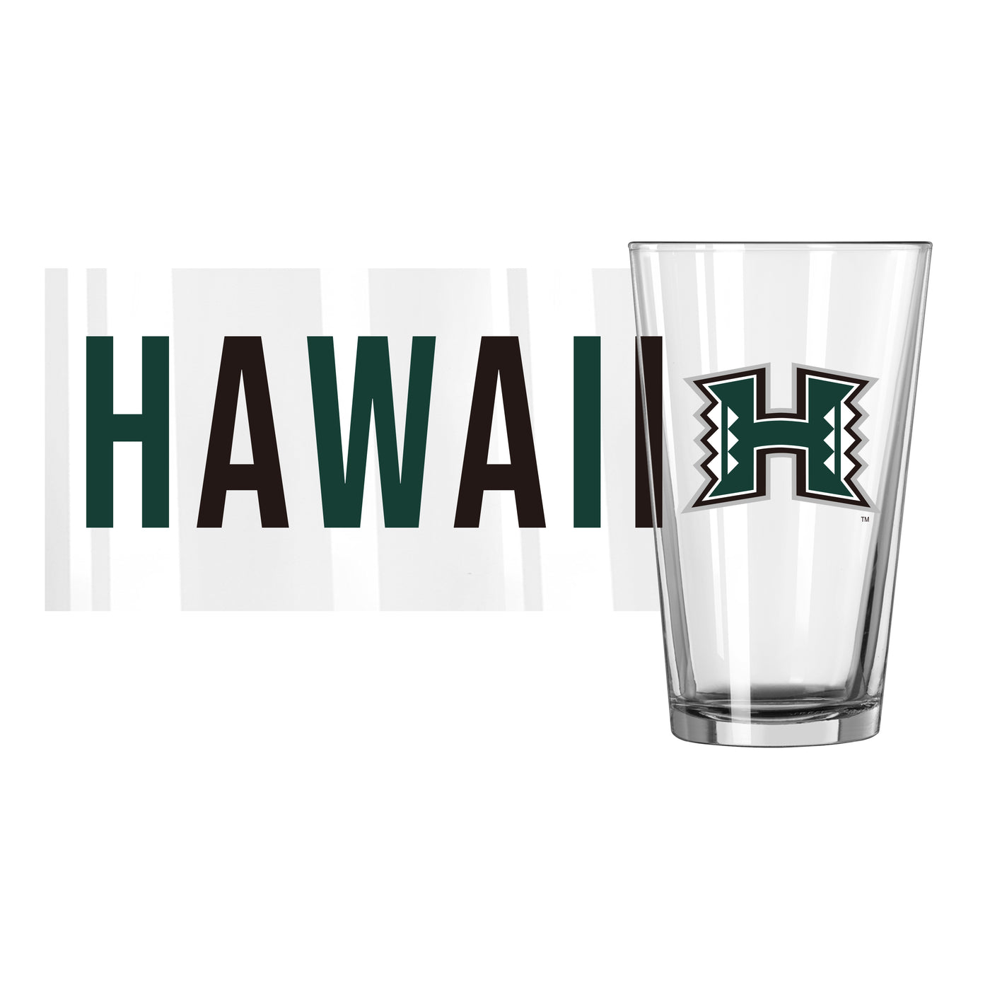 Hawaii 16oz Overtime Pint Glass