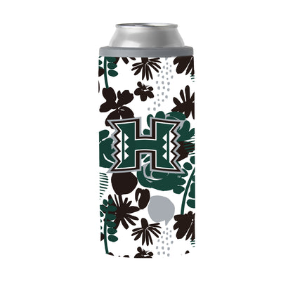 Hawaii 12oz Floral Slim Can Coolie