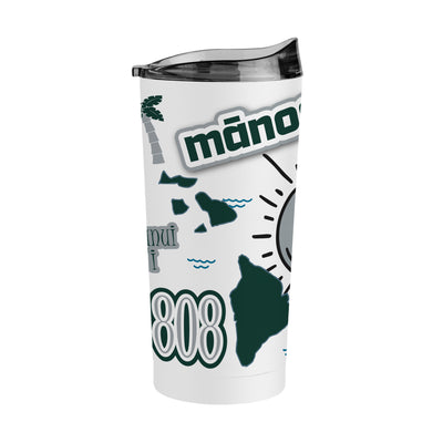 Hawaii 20oz Native Powder Coat Tumbler
