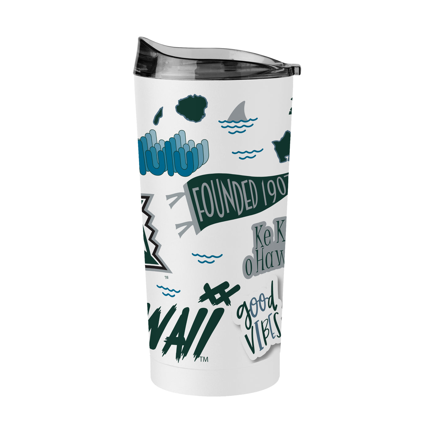 Hawaii 20oz Native Powder Coat Tumbler