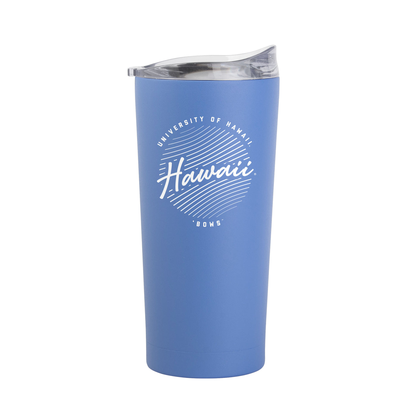 Hawaii 20oz Retro Script Arctic Powder Coat Tumbler