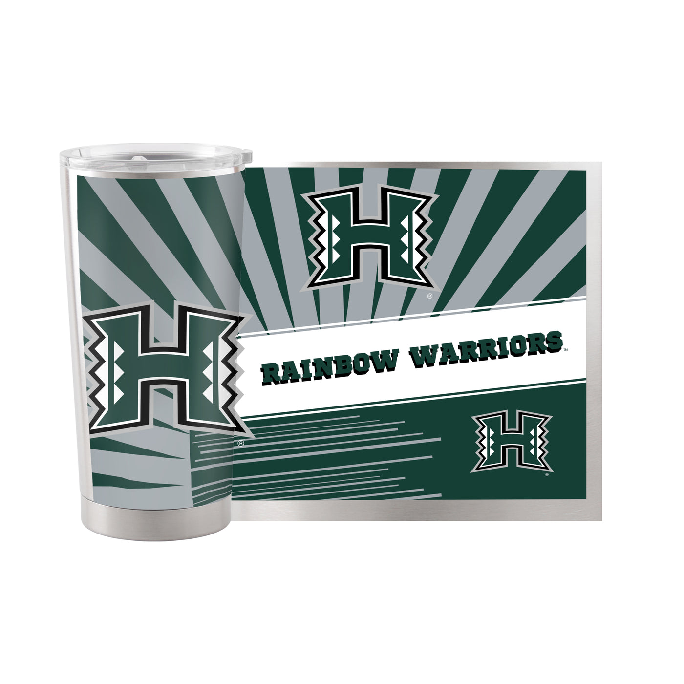 Hawaii 20oz Mascot Stainless Tumbler
