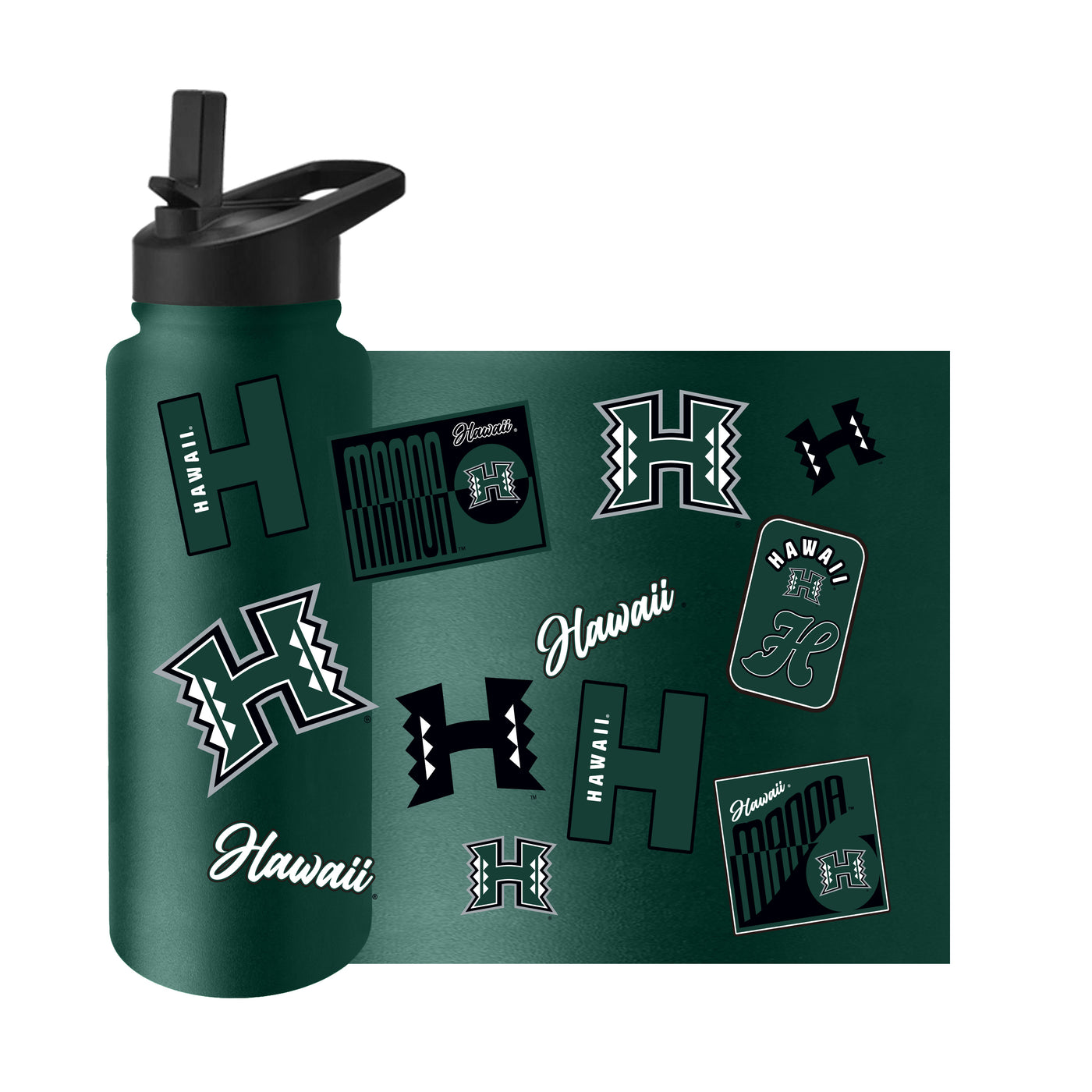Hawaii 34oz Dreamweave Quencher Bottle