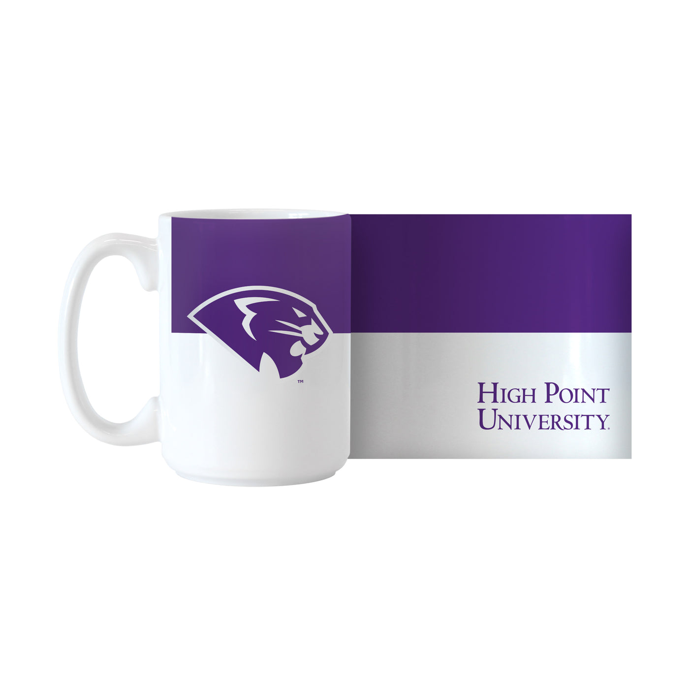 High Point 15oz Colorblock Sublimated Mug