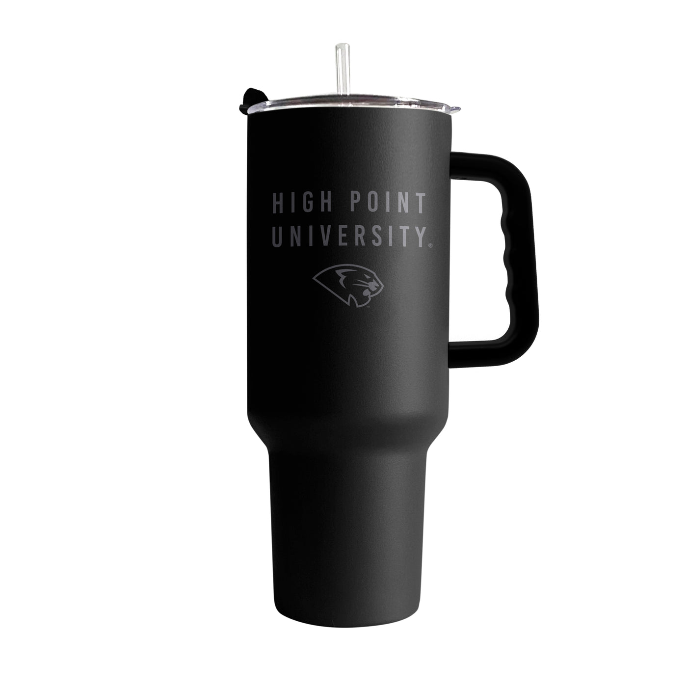 High Point 40oz Black Tonal Powder Coat Tumbler