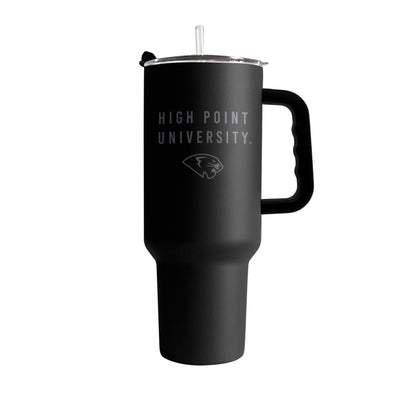 High Point 40oz Black Tonal Powder Coat Tumbler