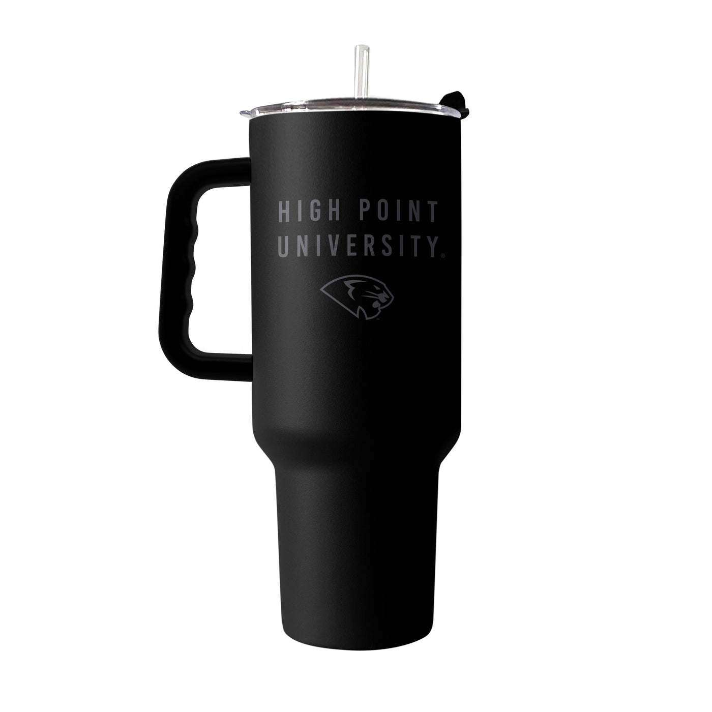 High Point 40oz Black Tonal Powder Coat Tumbler
