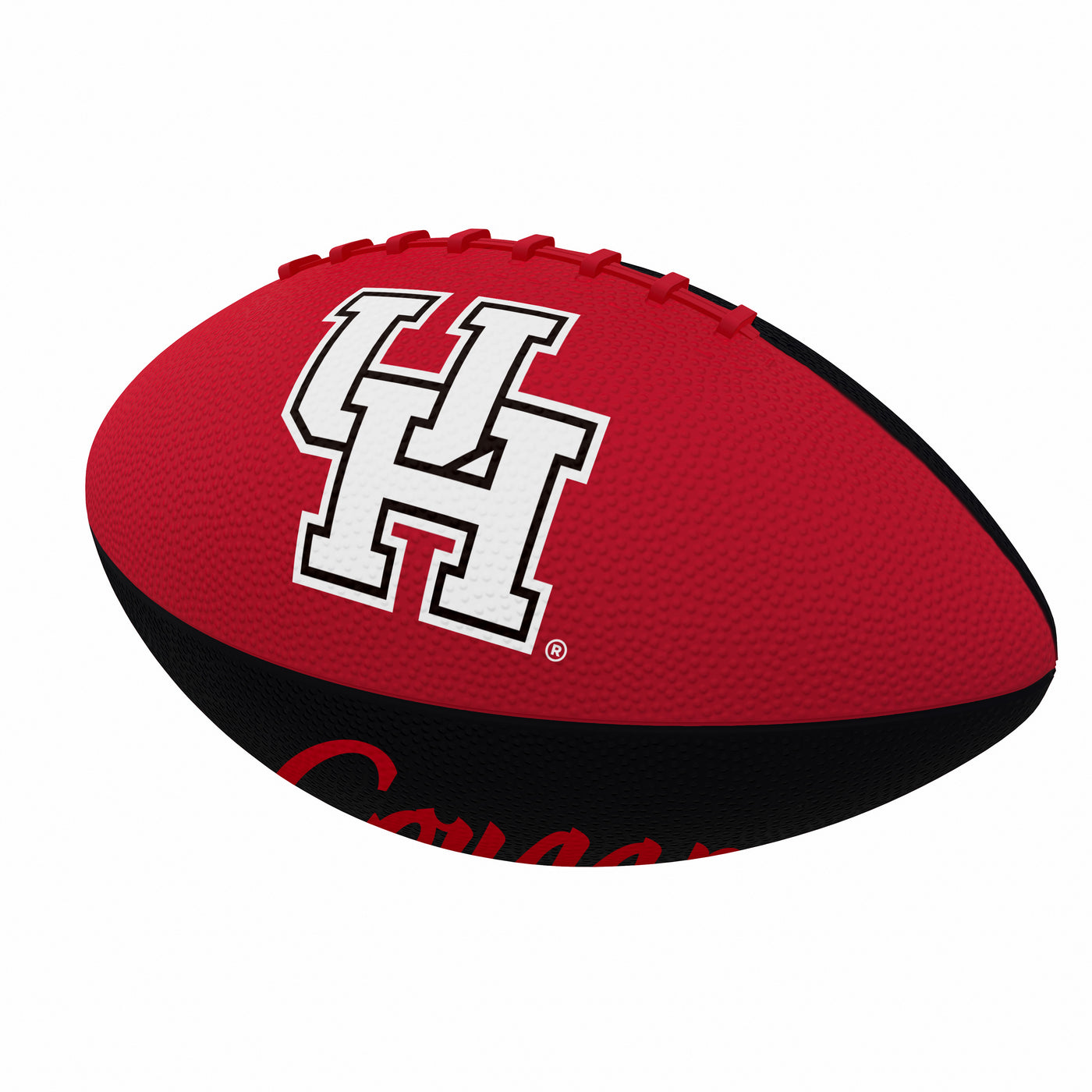 Houston Pinwheel Junior Size Rubber Football
