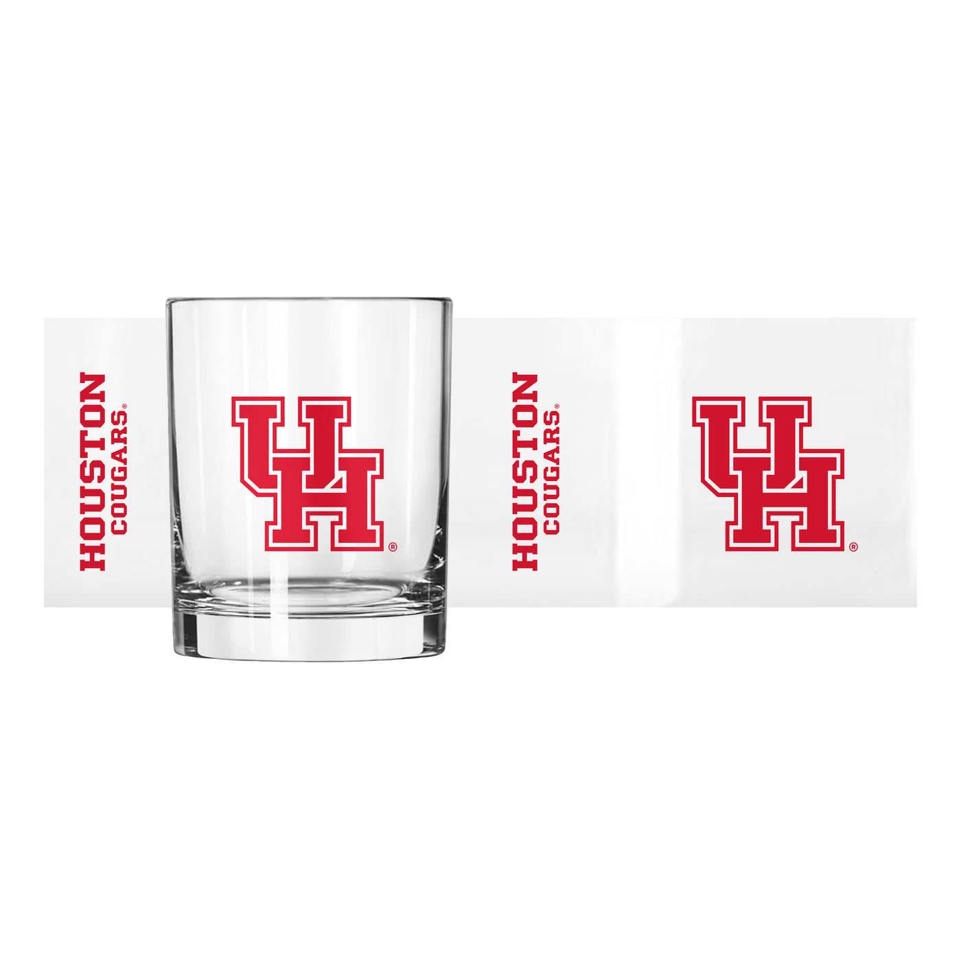 Houston 14oz Gameday Rocks Glass