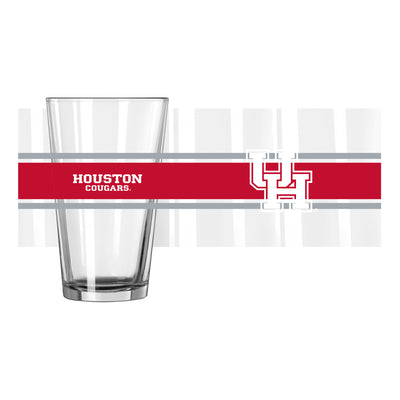 Houston 16oz Stripe Pint Glass