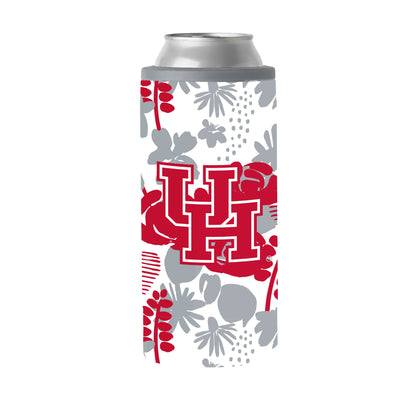 Houston 12oz Floral Slim Can Coolie